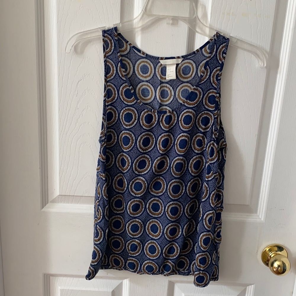 H&M Printed Shift Blouse